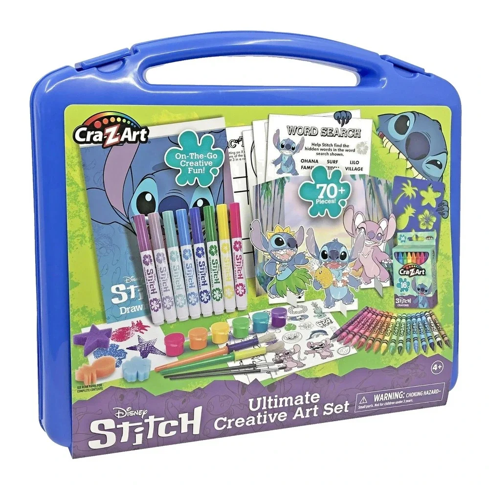 NEW Disney Lilo Stitch Kids Ultimate Creative Arts‎ & Crafts Set, Cra-Z-Art